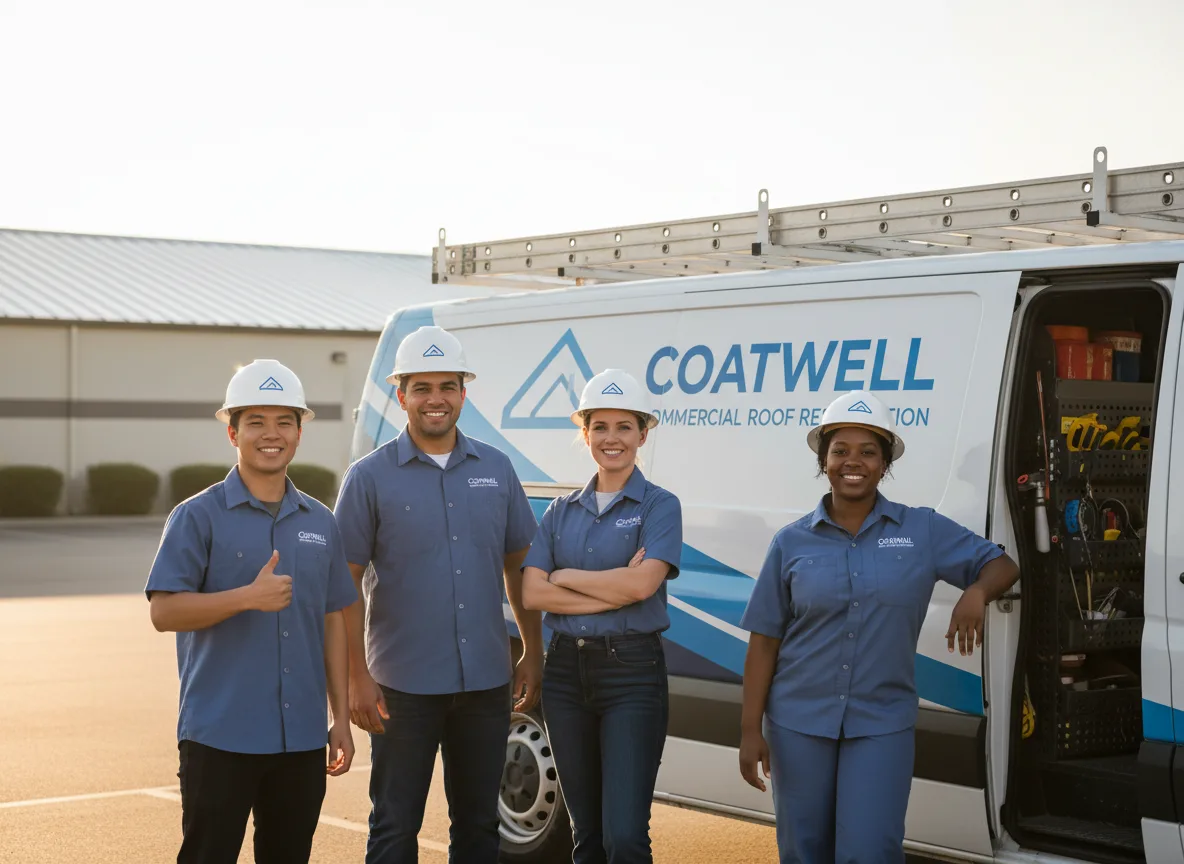 Commercial roof coating company in Danbury, WI